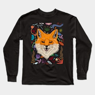 Woods Fox Long Sleeve T-Shirt